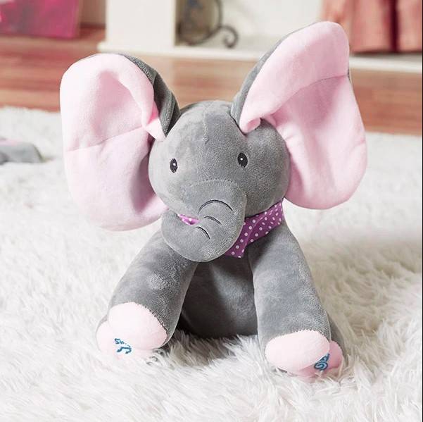 Peek-A-Boo Elephant Toy Best Sellers Huggable Plush Friends Color : Gray|Pink/Gray|Blue/Gray Peek-A-Boo Elephant Toy Best Sellers Huggable Plush Friends Color : Gray|Pink/Gray|Blue/Gray