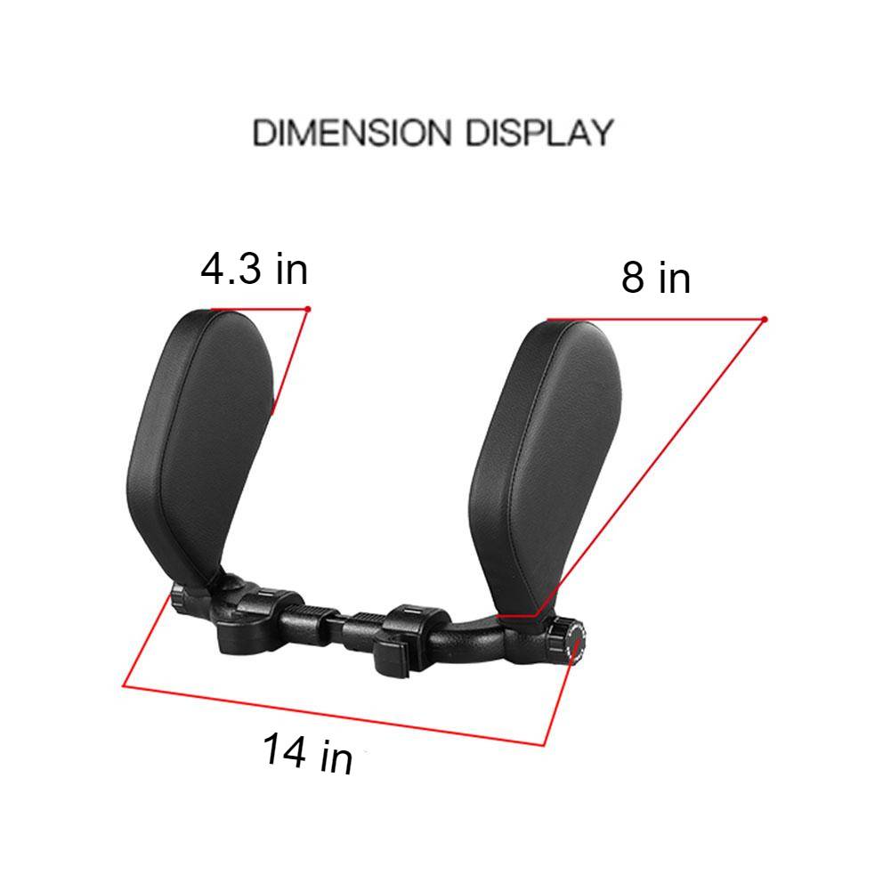 Car Seat Headrest Pillow Family Car Accessories Color : Black|Beige Car Seat Headrest Pillow Family Car Accessories Color : Black|Beige