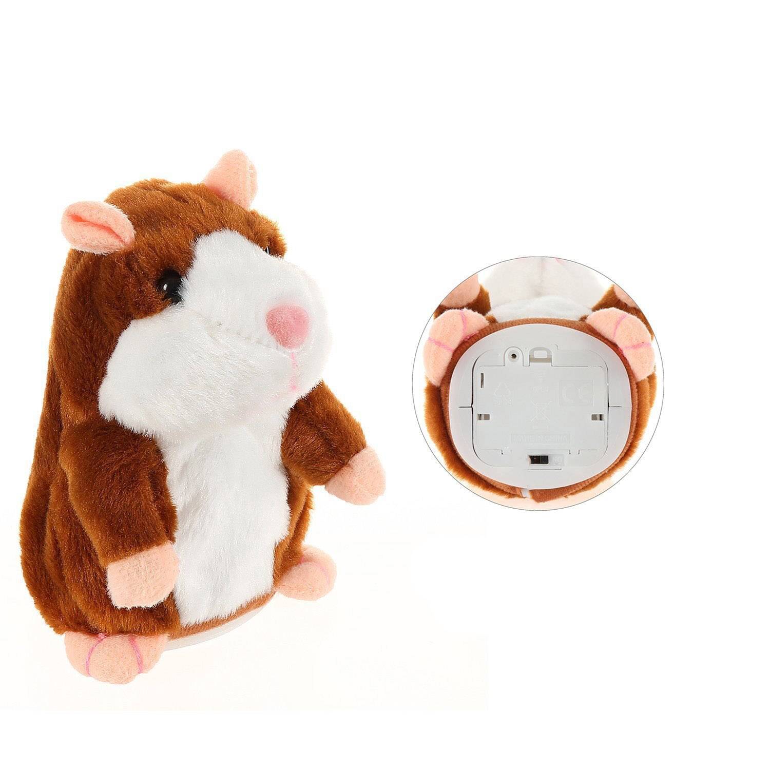 Talking Hamster Plush Toy Best Sellers Huggable Plush Friends Color : Grey|Light Brown|Dark Brown Talking Hamster Plush Toy Best Sellers Huggable Plush Friends Color : Grey|Light Brown|Dark Brown