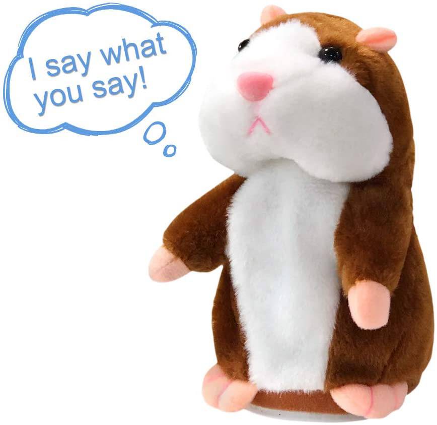 Talking Hamster Plush Toy Best Sellers Huggable Plush Friends Color : Grey|Light Brown|Dark Brown Talking Hamster Plush Toy Best Sellers Huggable Plush Friends Color : Grey|Light Brown|Dark Brown