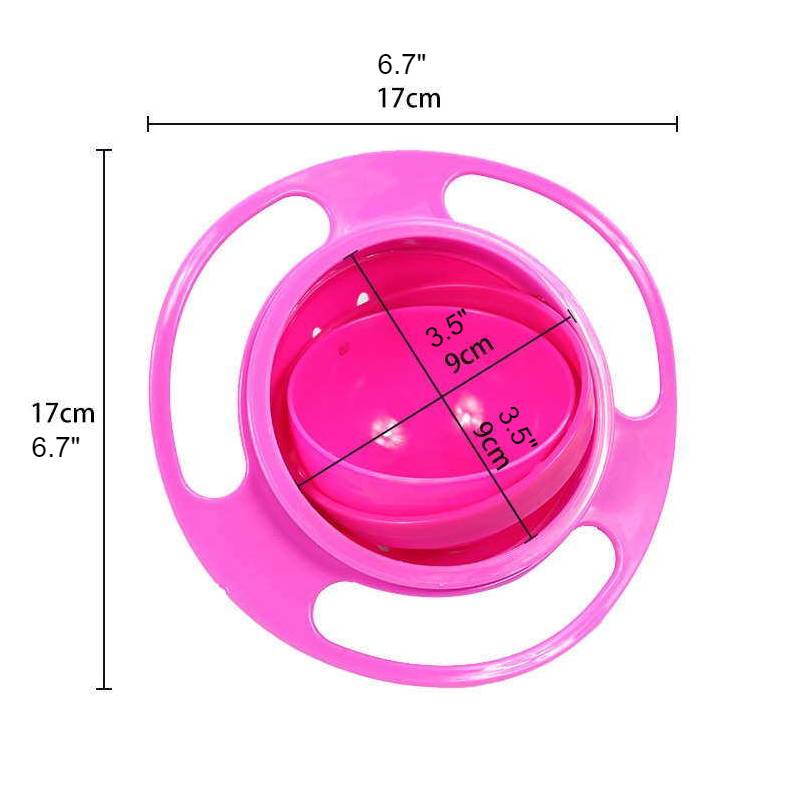 360-Degree Rotating Baby Bowl Baby & Kid Feeding Kitchen Essentials Color : Green|Blue|Pink 360-Degree Rotating Baby Bowl Baby & Kid Feeding Kitchen Essentials Color : Green|Blue|Pink
