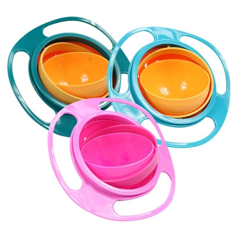 360-Degree Rotating Baby Bowl Baby & Kid Feeding Kitchen Essentials Color : Green|Blue|Pink 360-Degree Rotating Baby Bowl Baby & Kid Feeding Kitchen Essentials Color : Green|Blue|Pink