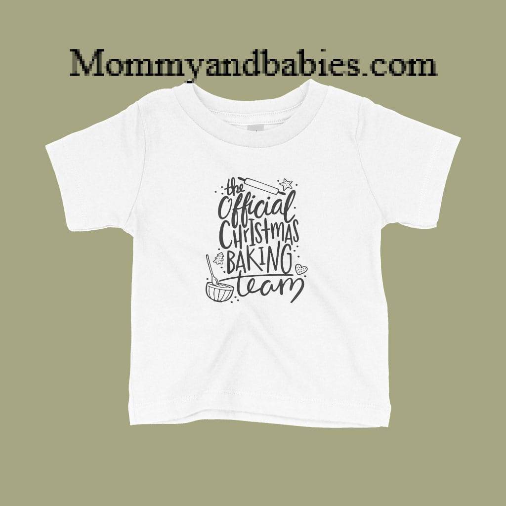 Christmas Baking Team Baby Jersey T-Shirt Holiday Special Kids & Babies Color : White|Athletic Heather|Navy|Heather Columbia Blue Christmas Baking Team Baby Jersey T-Shirt Holiday Special Kids & Babies Color : White|Athletic Heather|Navy|Heather Columbia Blue