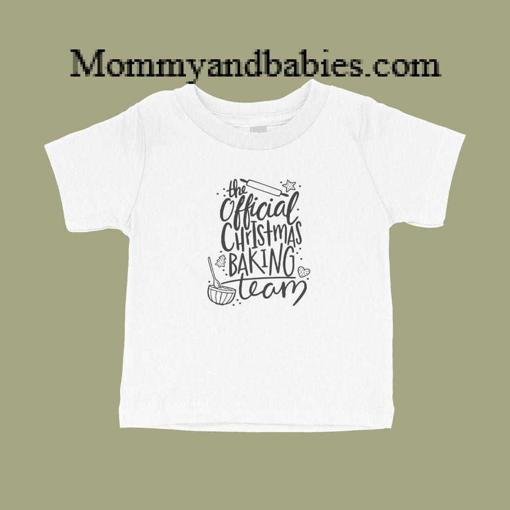 Christmas Baking Team Baby Jersey T-Shirt Holiday Special Kids & Babies Color : White|Athletic Heather|Navy|Heather Columbia Blue Christmas Baking Team Baby Jersey T-Shirt Holiday Special Kids & Babies Color : White|Athletic Heather|Navy|Heather Columbia Blue