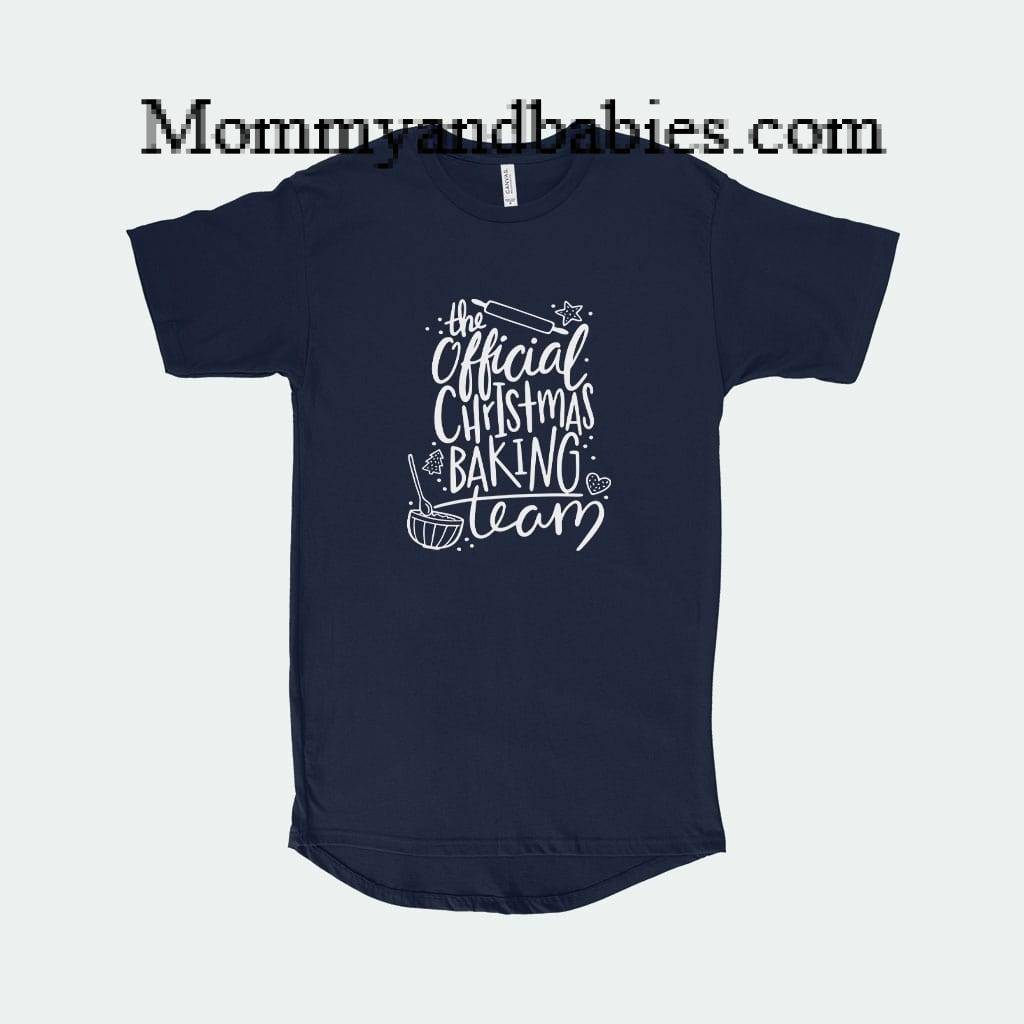 Christmas Baking Team Men’s Long Body Urban T-Shirt For Parents Holiday Special Color : White|Navy|Dark Gray Heather|Black Christmas Baking Team Men's Long Body Urban T-Shirt For Parents Holiday Special Color : White|Navy|Dark Gray Heather|Black