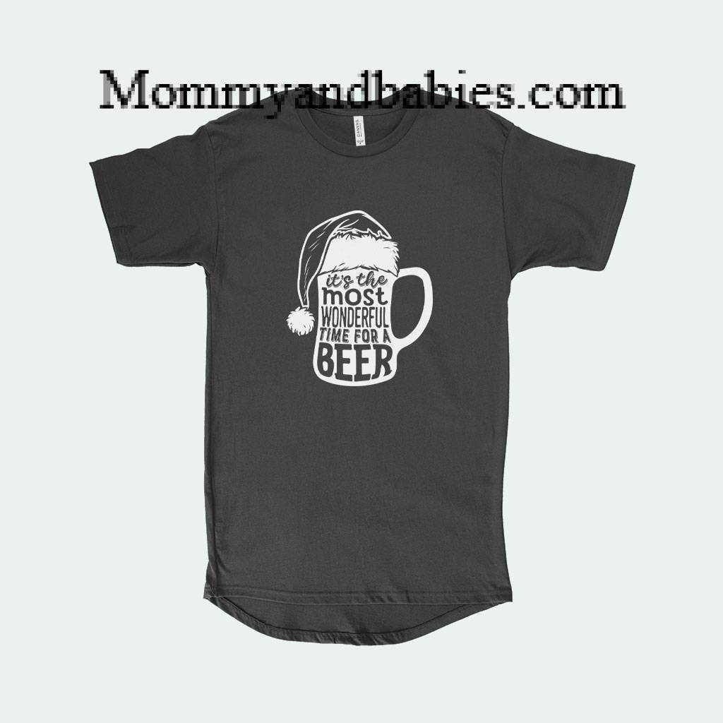 Christmas Beer Men’s Long Body Urban T-Shirt For Parents Holiday Special Color : White|Navy|Dark Gray Heather|Black Christmas Beer Men's Long Body Urban T-Shirt For Parents Holiday Special Color : White|Navy|Dark Gray Heather|Black