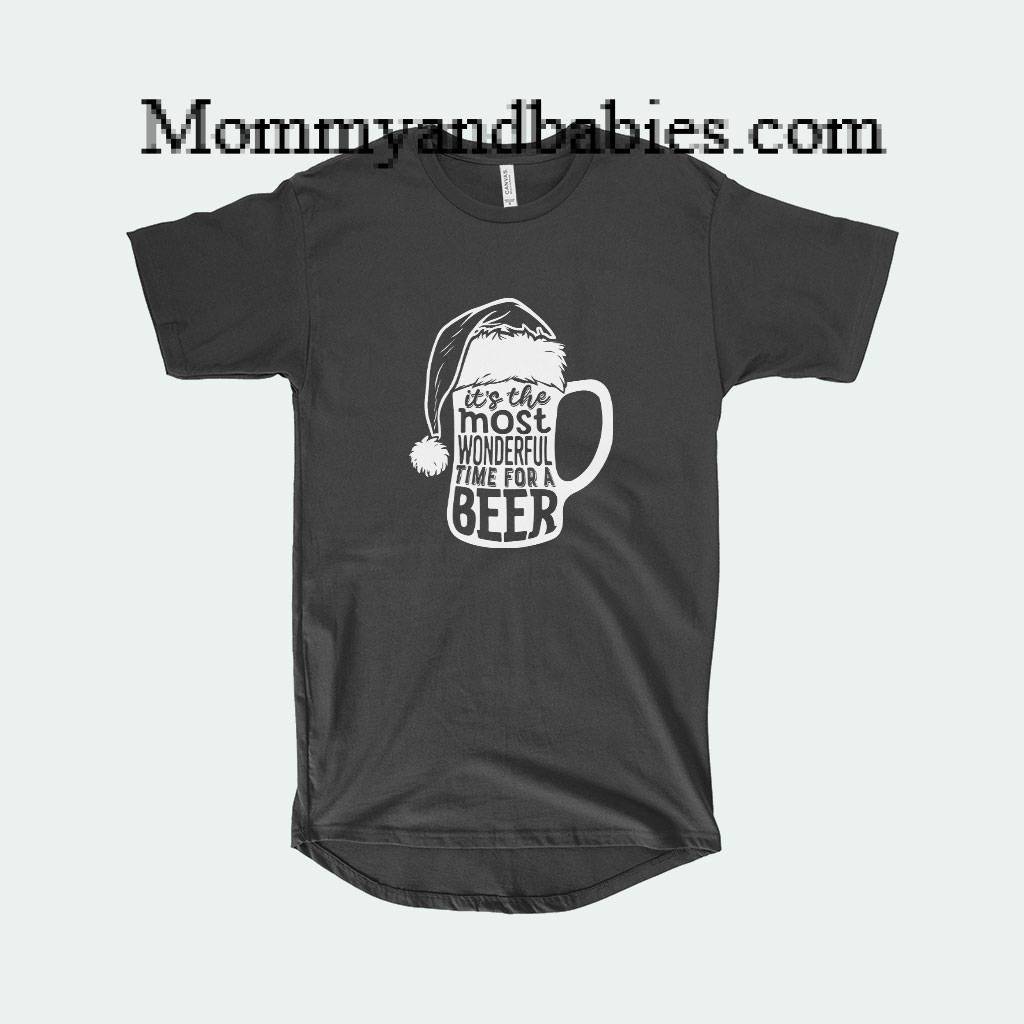 Christmas Beer Men’s Long Body Urban T-Shirt For Parents Holiday Special Color : White|Navy|Dark Gray Heather|Black Christmas Beer Men's Long Body Urban T-Shirt For Parents Holiday Special Color : White|Navy|Dark Gray Heather|Black
