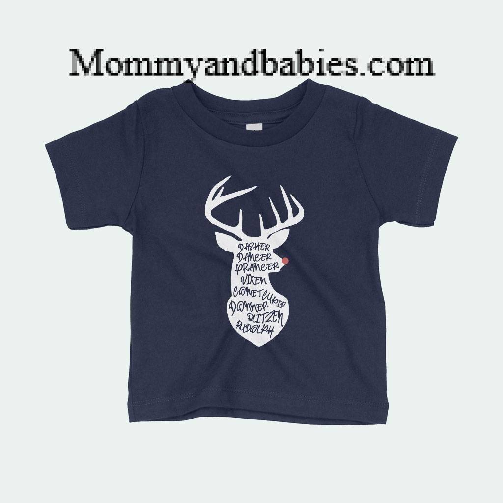 Christmas Reindeer Baby Jersey T-Shirt Holiday Special Kids & Babies Color : White|Athletic Heather|Navy|Heather Columbia Blue Christmas Reindeer Baby Jersey T-Shirt Holiday Special Kids & Babies Color : White|Athletic Heather|Navy|Heather Columbia Blue