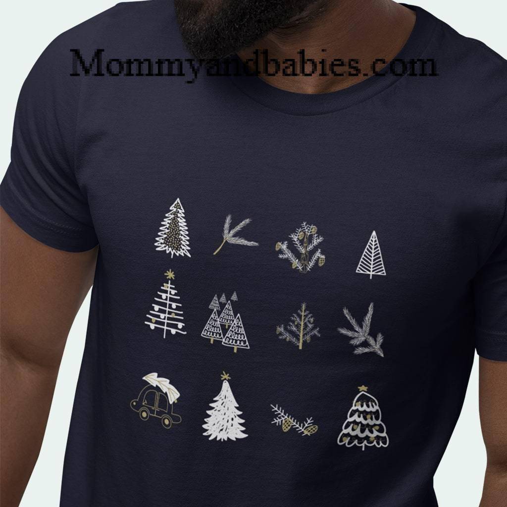 Christmas Trees Men’s Long Body Urban T-Shirt For Parents Christmas clothing Holiday Special Color : White|Navy|Dark Gray Heather|Black Christmas Trees Men's Long Body Urban T-Shirt For Parents Christmas clothing Holiday Special Color : White|Navy|Dark Gray Heather|Black