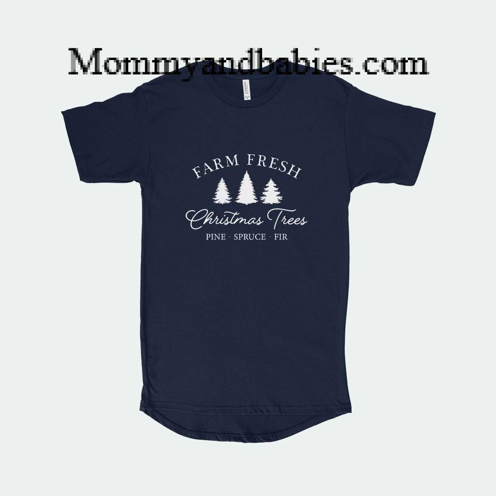 Fresh Christmas Trees Men’s Long Body Urban T-Shirt Holiday Special Kids & Babies Color : White|Navy|Dark Gray Heather|Black Fresh Christmas Trees Men's Long Body Urban T-Shirt Holiday Special Kids & Babies Color : White|Navy|Dark Gray Heather|Black